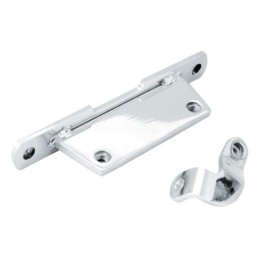 Fixations de bac a huile chromees de softail 160302