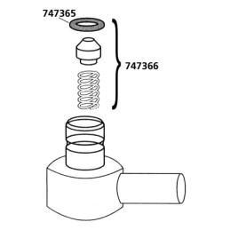 Pieces et outil pour les durites d'injection 747366