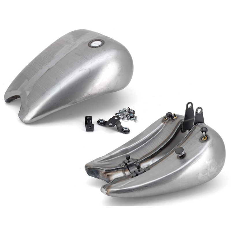 Reservoir acier rallonge en une piece pour softail 011675