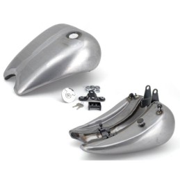 Reservoir acier rallonge en une piece pour softail 011677