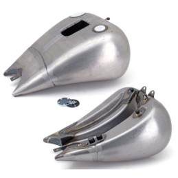 Reservoir custom rallonge de 2" avec support de console pour softail twin cam 012911