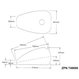 Reservoir roadster pour efi xl sportster 749698
