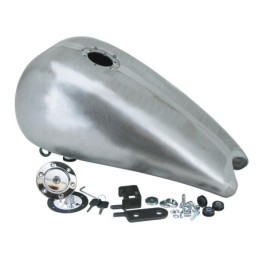 Reservoir stretche de 3" en acier avec trappe avia pour softail jusqu'a 1999 011777