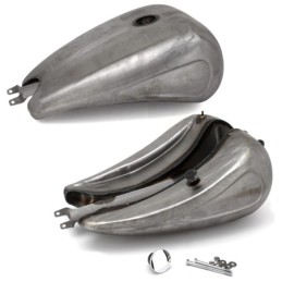 Reservoir une piece rallonge 2" avec empreintes pour sportster 012826