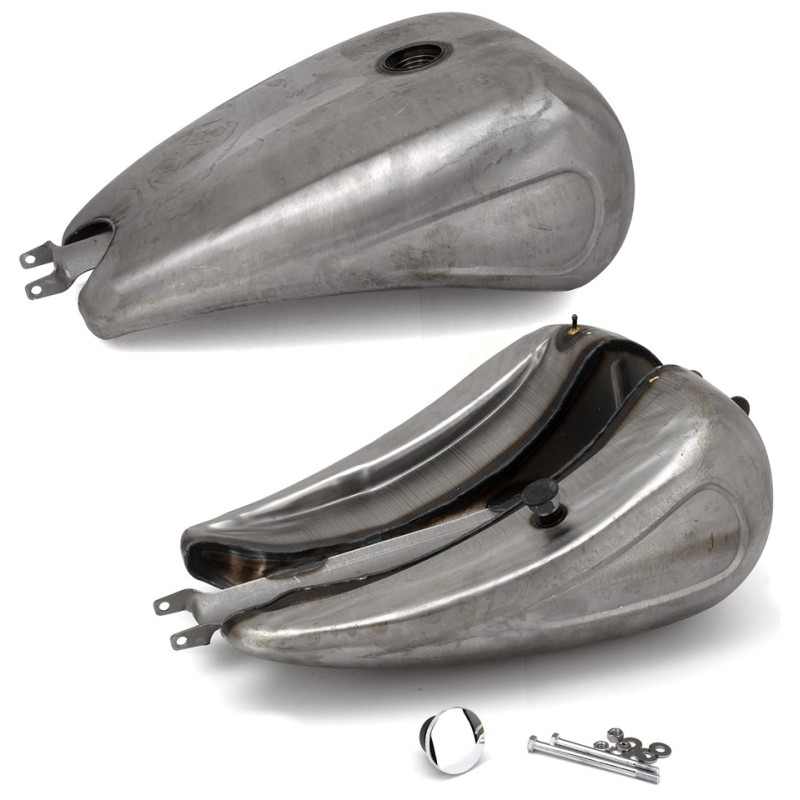 Reservoir une piece rallonge 2" avec empreintes pour sportster 012826