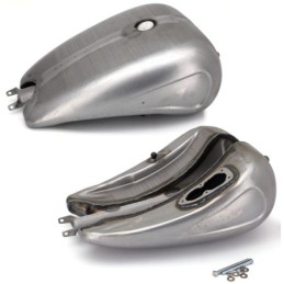Reservoir une piece rallonge 2" avec empreintes pour sportster 012928