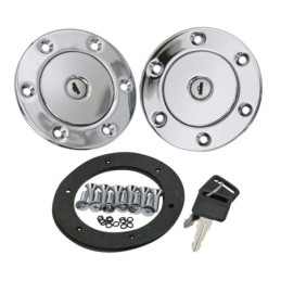 Trappes aviation en aluminium et chromees 011528