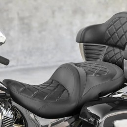 Selle c.c. rider 2-up reach pour grosse indian 770804