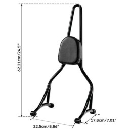 Sissy bars hauts avec coussin 770751