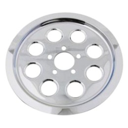 Inserts de poulie arriere chromes a 8 trous 795164