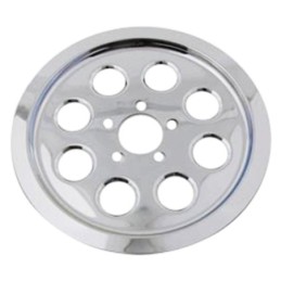 Inserts de poulie arriere chromes a 8 trous 795165