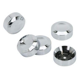 Kit caches boulons de poulie chromes 302229