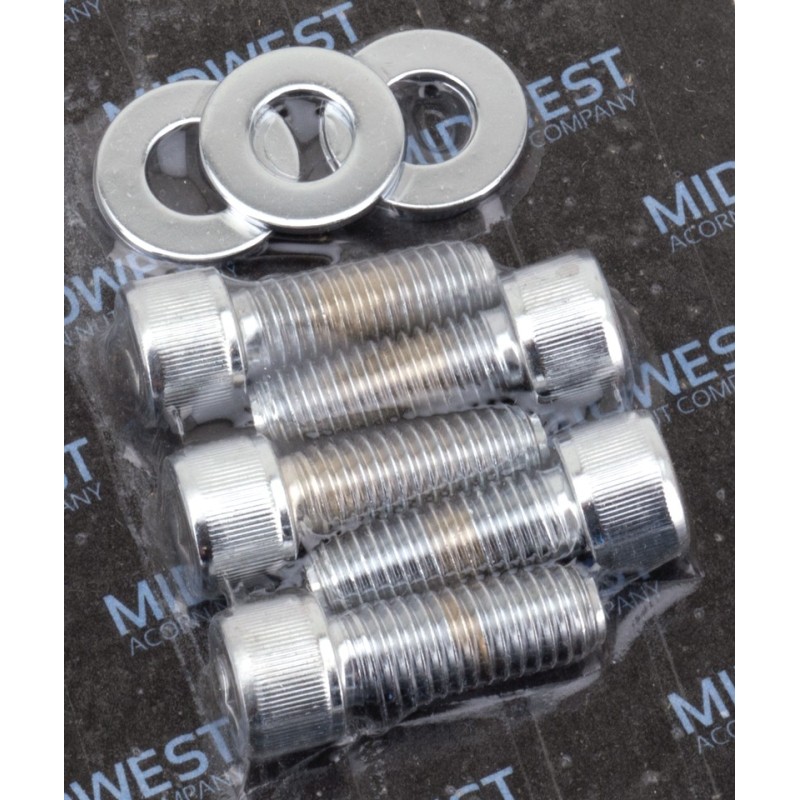 Kits visserie chromee pour couronne et poulie 235062