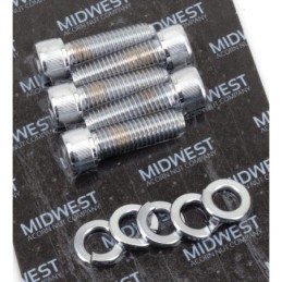 Kits visserie chromee pour couronne et poulie 235073