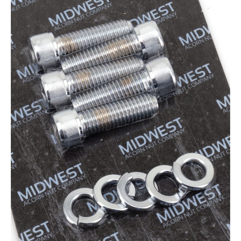 Kits visserie chromee pour couronne et poulie 235073