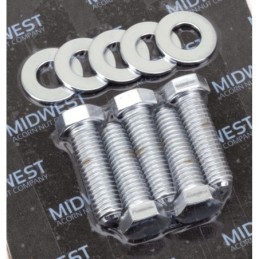 Kits visserie chromee pour couronne et poulie 238715