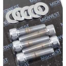 Kits visserie chromee pour couronne et poulie 238716