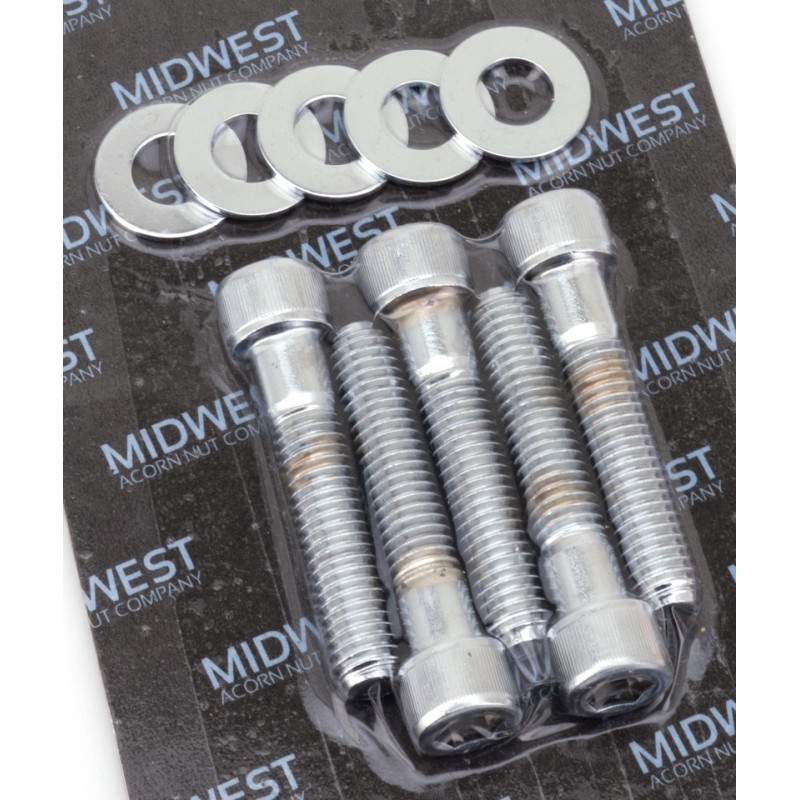 Kits visserie chromee pour couronne et poulie 701203
