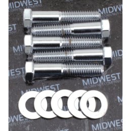 Kits visserie chromee pour couronne et poulie 723412