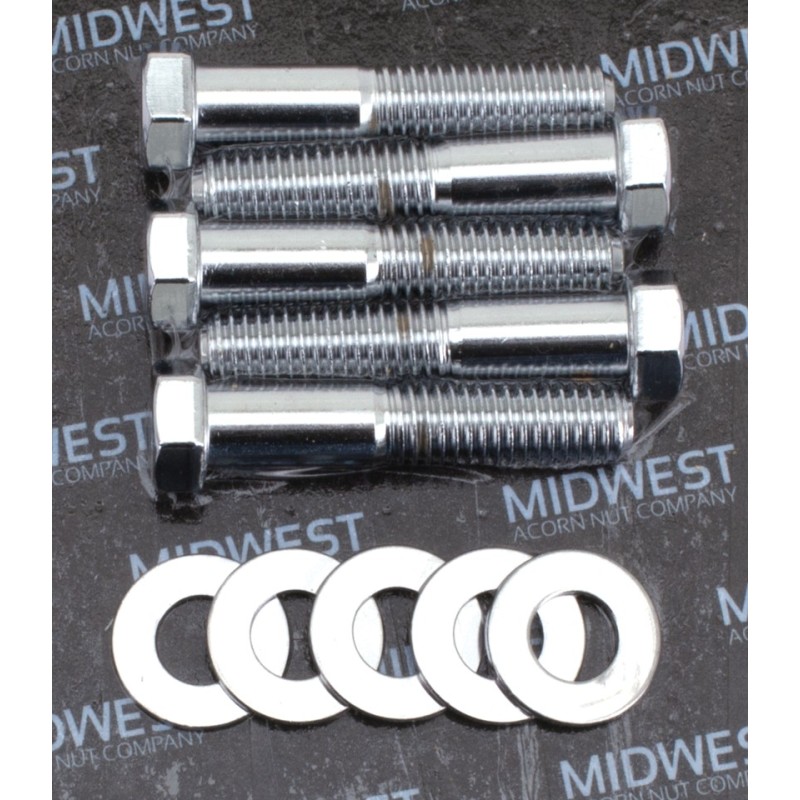 Kits visserie chromee pour couronne et poulie 723412