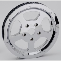 Poulies arriere etroites 1 1/8" en aluminium big twin 191394