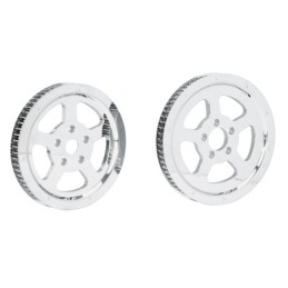 Poulies arriere etroites 1 1/8" en aluminium big twin 191394