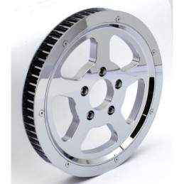 Poulies arriere etroites 1 1/8" en aluminium big twin 191395