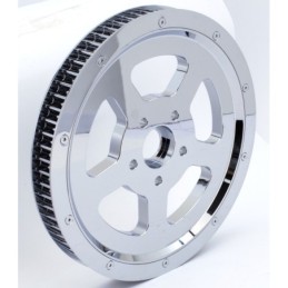 Poulies arriere etroites 1 1/8" en aluminium big twin 191396