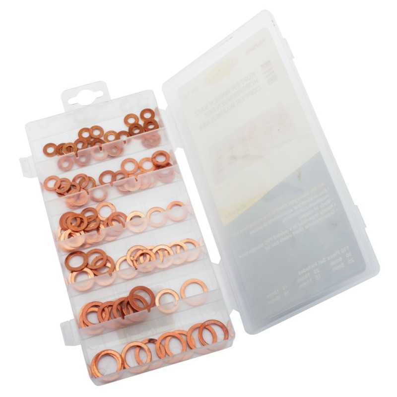 Assortiment de rondelles en cuivre 754718