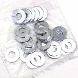Assortiment de rondelles plates chromees 238255