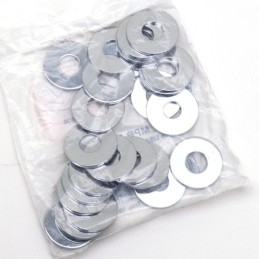 Assortiment de rondelles plates chromees 238256