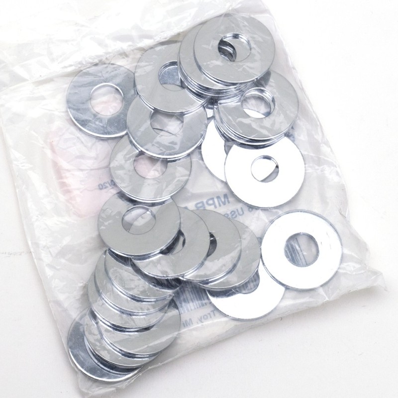 Assortiment de rondelles plates chromees 238256
