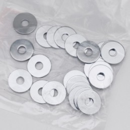 Assortiment de rondelles plates chromees 238258