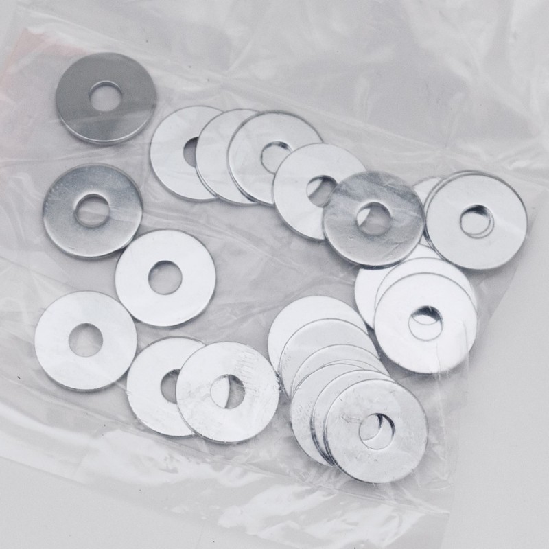 Assortiment de rondelles plates chromees 238258
