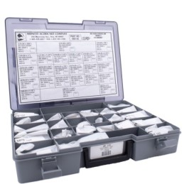 Assortiment de vis a tête hexagonale chromees 233228