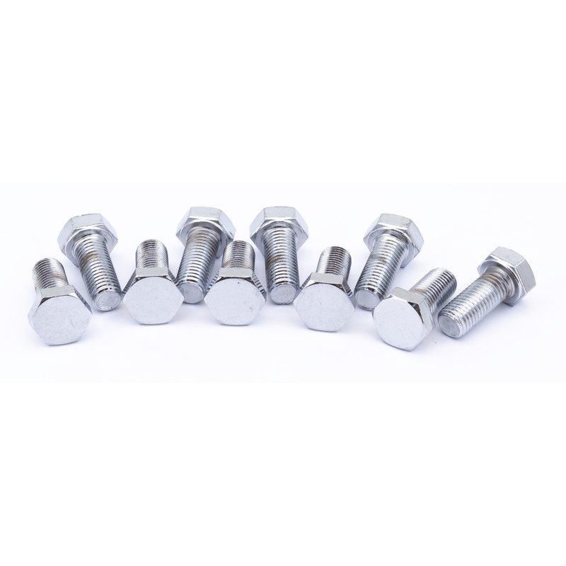 Assortiment de vis a tête hexagonale chromees 233257