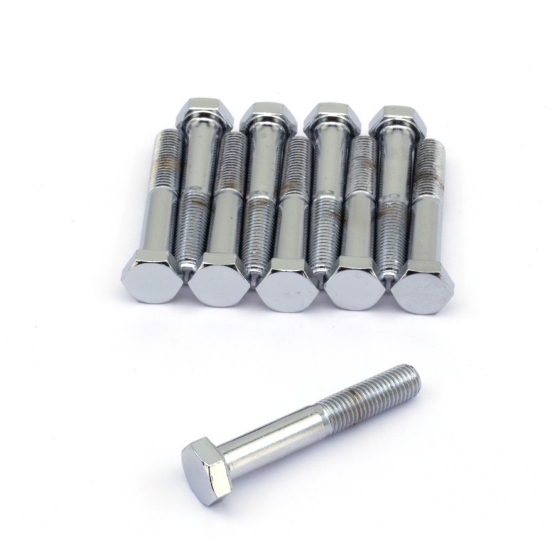 Assortiment de vis a tête hexagonale chromees 233263