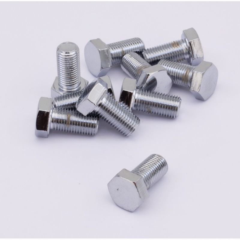 Assortiment de vis a tête hexagonale chromees 233265