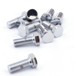 Assortiment de vis a tête hexagonale chromees 233266
