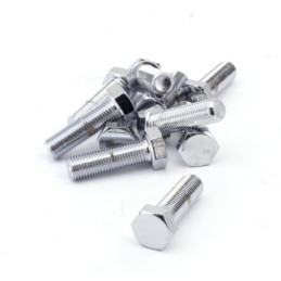 Assortiment de vis a tête hexagonale chromees 233267