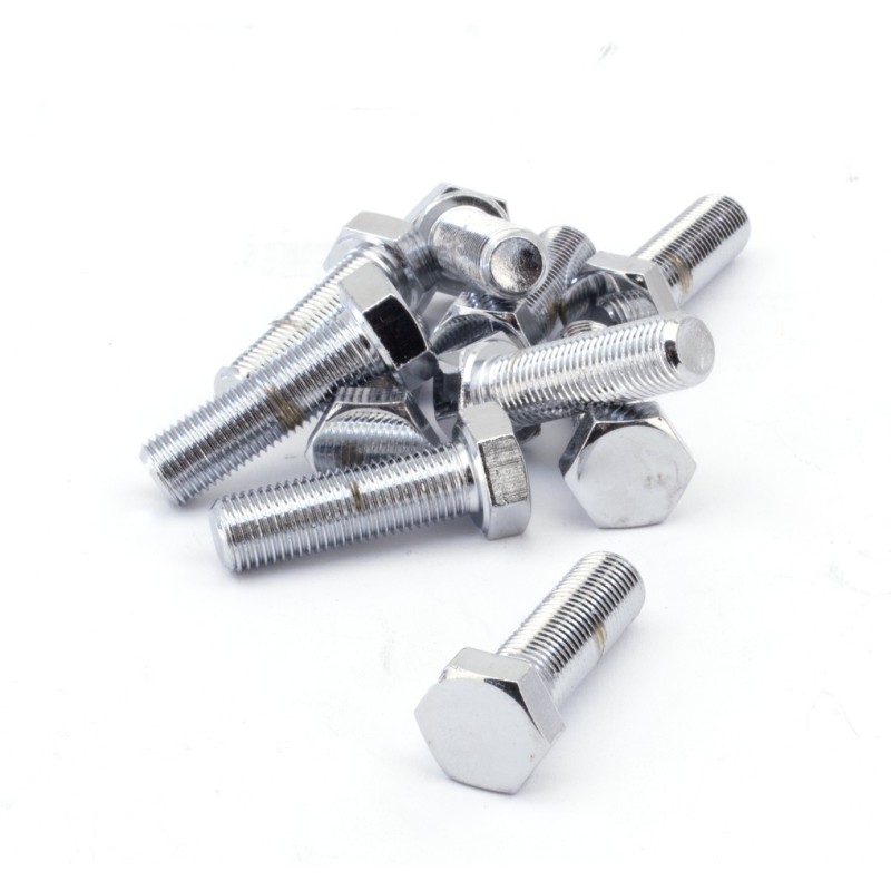 Assortiment de vis a tête hexagonale chromees 233267