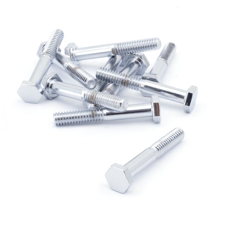 Assortiment de vis a tête hexagonale chromees 233277