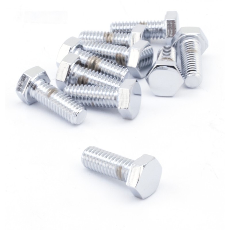 Assortiment de vis a tête hexagonale chromees 233282