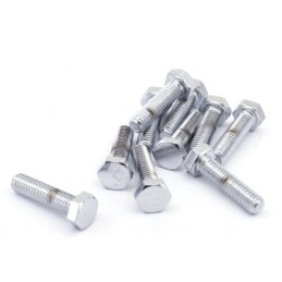 Assortiment de vis a tête hexagonale chromees 233284