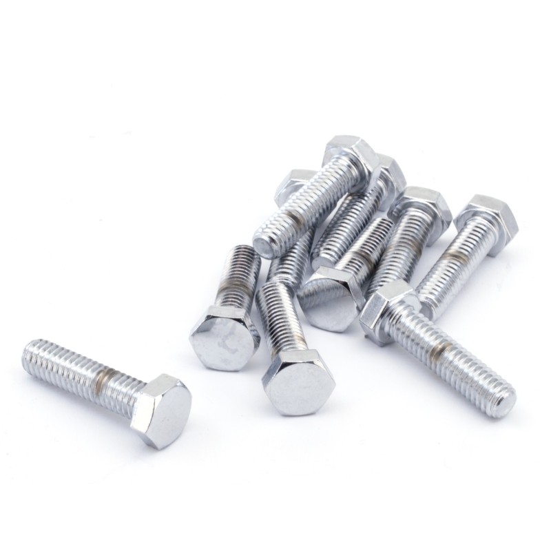 Assortiment de vis a tête hexagonale chromees 233284