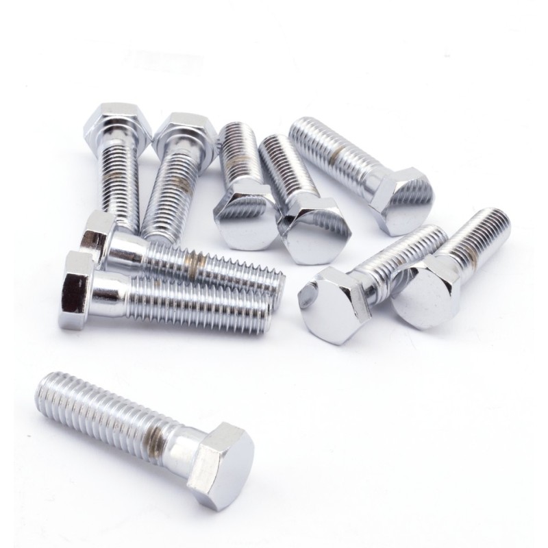 Assortiment de vis a tête hexagonale chromees 233291