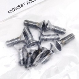 Assortiment de vis a tete plate fraisee chromees 238221