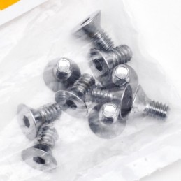 Assortiment de vis a tete plate fraisee chromees 238229