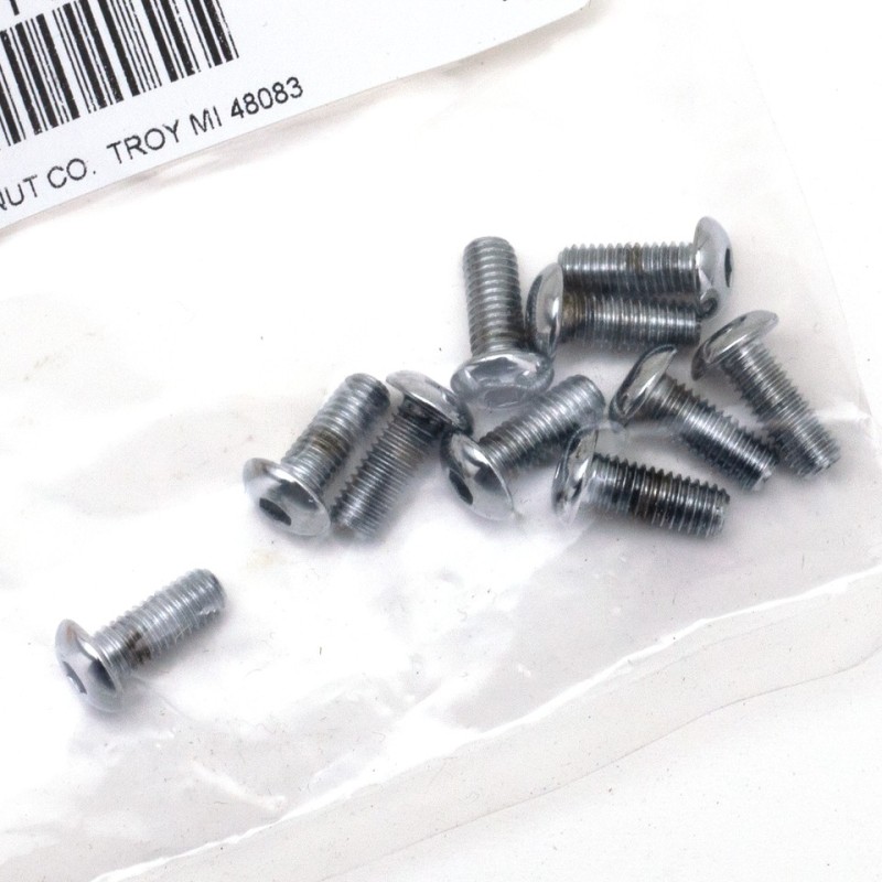 Assortiment de vis allen a tete bombee chromees 235704