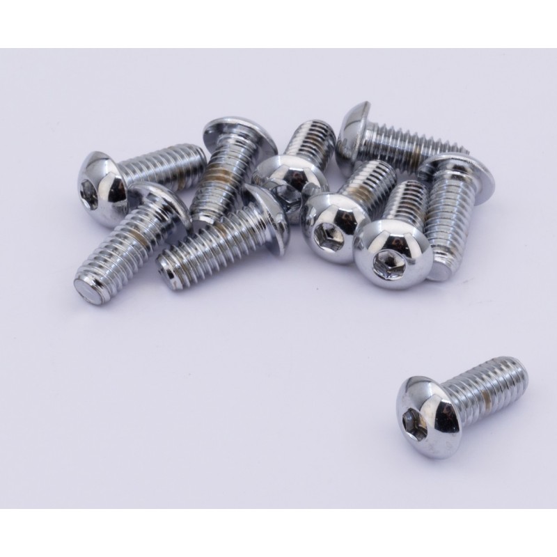 Assortiment de vis allen a tete bombee chromees 235715